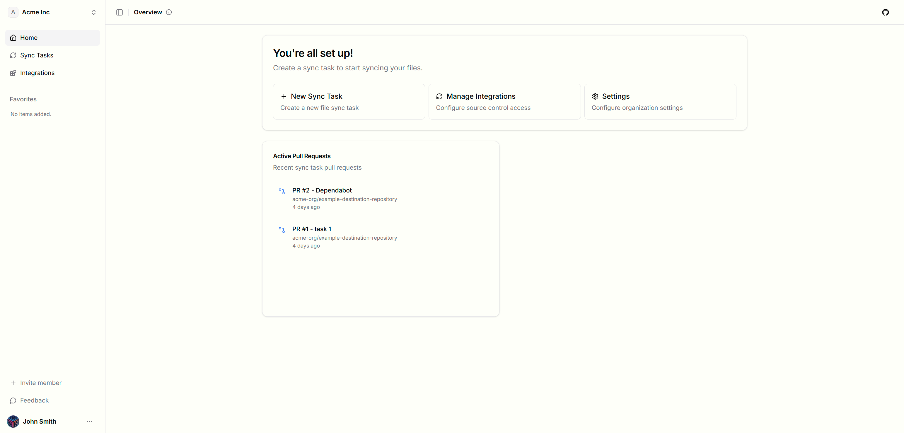 Centralized PR Dashboard